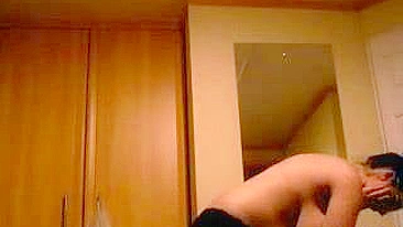 Spy on Chubby GF Hidden Cam Show with Big Boobs & Tits