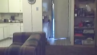 Spy on Tall Babe Hidden Cam Orgasm & Spanking Session