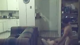 Spy on Tall Babe Hidden Cam Orgasm & Spanking Session