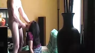 French Amateur Hidden Cam Blowjob Cum Swallow