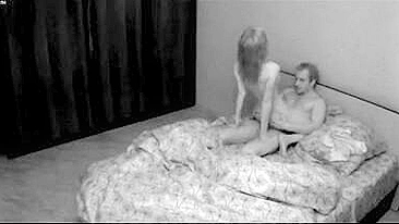 Blonde Bombshell Hidden Cam Cowgirl Fuck