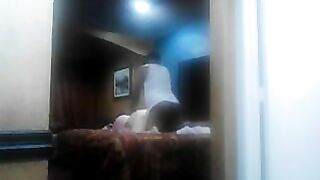 Fat Mom Hidden Cam Interracial Amateur Sex with Black BBW
