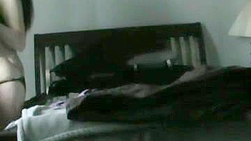 MILF Swinger Wife First Weet on Hidden Cam with Big Cock