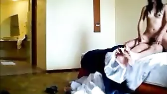 Ride 'Em Cowgirl! Latina Hidden Cam Orgasms