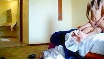 Ride 'Em Cowgirl! Latina Hidden Cam Orgasms