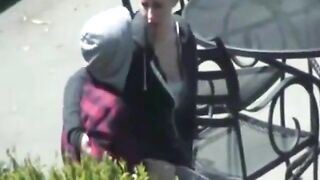 Exhibitionist Blonde College Girl Gets Banged by her Amateur Skater Boyfriend in Hidden Cam Porn Video