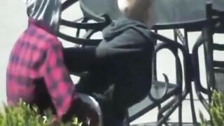 Exhibitionist Blonde College Girl Gets Banged by her Amateur Skater Boyfriend in Hidden Cam Porn Video