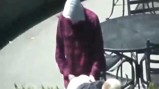 Exhibitionist Blonde College Girl Gets Banged by her Amateur Skater Boyfriend in Hidden Cam Porn Video