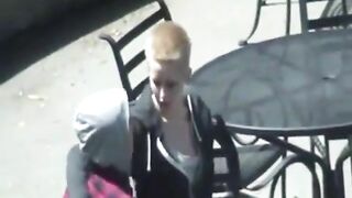 Exhibitionist Blonde College Girl Gets Banged by her Amateur Skater Boyfriend in Hidden Cam Porn Video