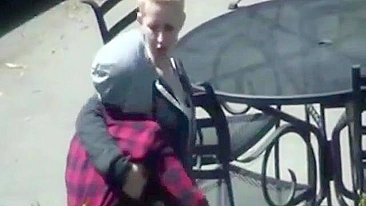 Exhibitionist Blonde College Girl Gets Banged by her Amateur Skater Boyfriend in Hidden Cam Porn Video