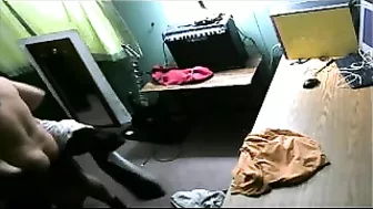 MILF Swallows Cum in Hidden Cam Amateur BBW Sex