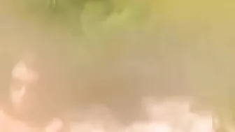 Spy on Me! Amateur Brunette Masturbates with Dildo on Deserted Beach