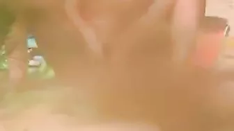 Spy on Me! Amateur Brunette Masturbates with Dildo on Deserted Beach