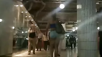 Amateur Porn Star Hidden Cam Spying on Tight Body & Big Butt Booty