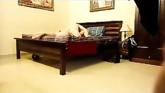 Spy on Blonde Cowgirl Hidden Cam Creampie with Big Tits