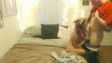 Spying on Curvy College Girl Hidden Cam Doggy Style