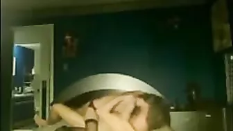 Spy on Skinny Brunette Cowgirl Hidden Cam Doggy Fuck