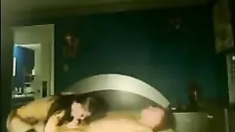 Spy on Skinny Brunette Cowgirl Hidden Cam Doggy Fuck