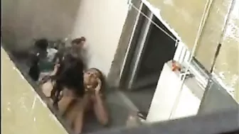 Outdoor Spying on Brunette Couple Hardcore Hidden Cam Sex