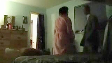 Spying Wife Secret Affair with Plumber Caught on Hidden Cam