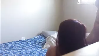 Amateur Asian Fucks Big Cock Bodybuilder in Hidden Cam Doggy Style