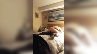 Interracial Porn Star Rides Hidden Cam with Big Ass and Thick Cock