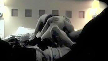 Spying on Cheaters - Hidden Cam Cowgirl Rides Him Hard