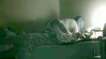 Sexy Wife Hidden Cam Orgasm with Interracial Fling