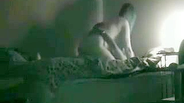 Sexy Wife Hidden Cam Orgasm with Interracial Fling