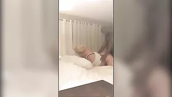 Spy on Hidden Cam Chubby Blonde Interracial Amateur Porn with Big Black Cocks and BBC