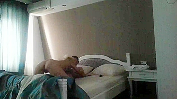 Blonde Cougar Rides Cowboy Cock in Hidden Cam Blowjob