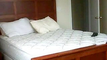 Spying on Chubby BBW Sister Cheating Doggy Style on Hidden Cam