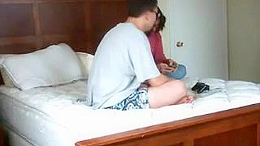 Spying on Chubby BBW Sister Cheating Doggy Style on Hidden Cam