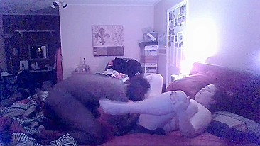 Wife Secret BBC Sextape - Amateur MILF Moans & Orgasms with Big Black Cock