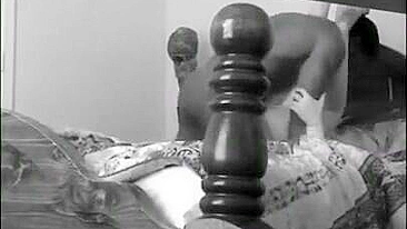 Interracial Cheating Caught on Hidden Cam! Big Black Cock & Loud Moaning