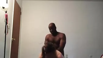 Black Bull Cuckolding Wife Secret Orgasm