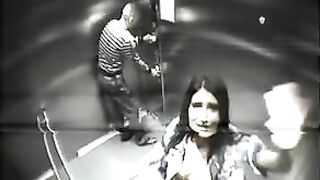 Exposed! Amateur Couple Public Doggy Style Fuck in Elevator Caught on Hidden Cam