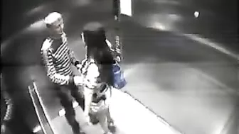 Exposed! Amateur Couple Public Doggy Style Fuck in Elevator Caught on Hidden Cam