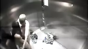 Exposed! Amateur Couple Public Doggy Style Fuck in Elevator Caught on Hidden Cam