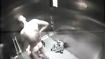 Exposed! Amateur Couple Public Doggy Style Fuck in Elevator Caught on Hidden Cam
