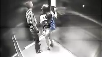 Exposed! Amateur Couple Public Doggy Style Fuck in Elevator Caught on Hidden Cam