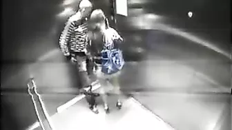Exposed! Amateur Couple Public Doggy Style Fuck in Elevator Caught on Hidden Cam