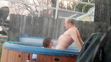 MILF Neighbor Spies on Hidden Cam and Gets Cum in Mouth