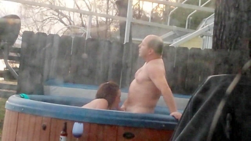 MILF Neighbor Spies on Hidden Cam and Gets Cum in Mouth