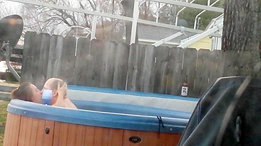 MILF Neighbor Spies on Hidden Cam and Gets Cum in Mouth