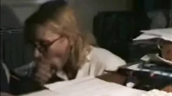 MILF Principal Hidden Cam Blowjob & Swallow