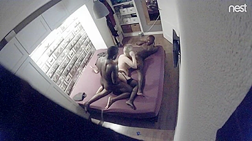 Wife Secret Threesome with BBC and Black Guys Caught on Hidden Cam