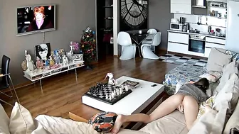 College Brunette Hidden Cam Orgasm