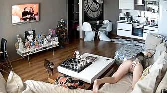 College Brunette Hidden Cam Orgasm