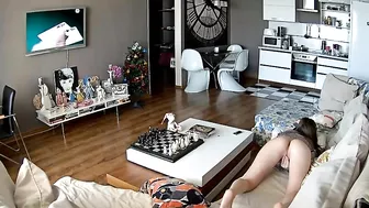 College Brunette Hidden Cam Orgasm